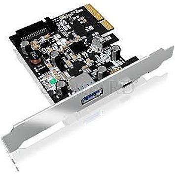 Icy Box IB-U31-03 2x USB 3.1 PCIe 2.0 x4