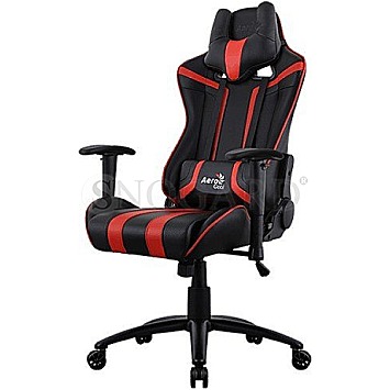 AeroCool AC120 AIR Gaming Chair schwarz/rot