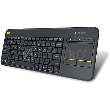 Logitech Wireless Touch Keyboard K400 Plus CH Schweizer Layout schwarz