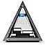 Azza CSAZ-804 Pyramid 804 RGB Showcase Gaming Tower