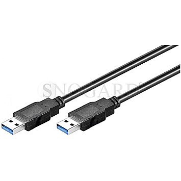 Goobay 93929 USB 3.0 A/A Kabel 3m schwarz