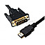 Brackton 3D Basic DVI-D Stecker -> HDMI Stecker 5m schwarz
