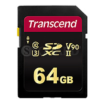 64GB Transcend 700S TS64GSDC700S R285/W180 SDXC V90 UHS-II U3 Class 10