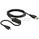 DeLOCK 84803 USB 2.0 Micro B -> USB 2.0 Typ-A 1.5m Schalter Raspberry Ladekabel