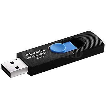 128GB ADATA AUV320-128G-RBKBL DashDrive UV320 USB 3.0 Slider schwarz