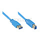Good Connections 2710-B03 USB 3.0 Typ-A / USB 3.0 Typ-B 3m blau