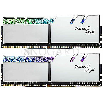 32GB G.Skill F4-3600C19D-32GTRS Trident Z Royal DDR4-3600 Kit silber