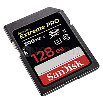 128GB SanDisk Extreme PRO R300/W260 SDXC UHS-II U3 Class 10