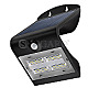 Goobay 45807 LED Solar Wandleuchte mit Bewegungsmelder 3.2W schwarz