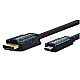 Clicktronic 70329 CasualPremium HDMI auf Micro HDMI 4K Adapterkabel 3m blau
