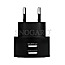 LogiLink PA0218 USB Wall Charger 2 Port 2x USB-A 10.5W schwarz