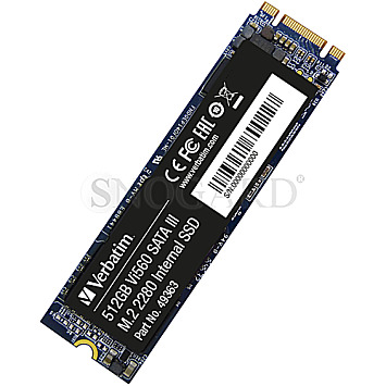 512GB Verbatim 49363 Vi560 S3 SSD M.2 2280 M.2/B-M-Key (SATA 6Gb/s)