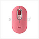 Logitech POP Wireless Mouse Logi Bolt USB/Bluetooth Heartbreaker Rose