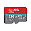 256GB SanDisk SDSQUAC-256G-GN6MA Ultra R150 microSDXC UHS-I U1 A1 Class 10 Kit