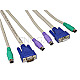 S-Conn NW75618 KVM Kabelsatz 2x PS/2 Buchse / 1x VGA Stecker 1.8m