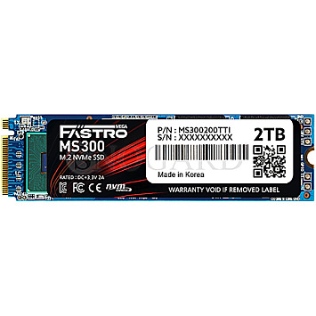 2TB MEGA Electronics Fastro MS300 M.2 2280 PCIe 4.0 x4 SSD NVMe 1.4