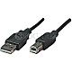 Manhattan 306218 USB 2.0 Kabel A Stecker -> USB 2.0 B Stecker 1m schwarz