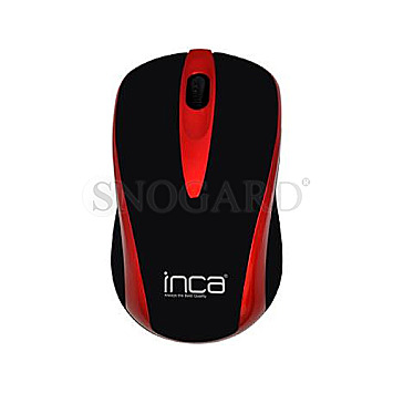 Inca IWM-221RSK Nano Wireless Mouse rot/schwarz
