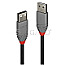Lindy 36690 Anthra Line USB 2.0 Typ-A Stecker/Stecker 20cm schwarz