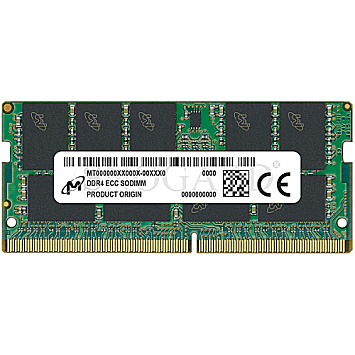 16GB Micron MTA9ASF2G72HZ-3G2R DDR4-3200 ECC SODIMM