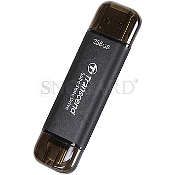 256GB Transcend ESD310C USB-A 3.1/USB-C 3.1 schwarz