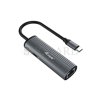 Equip 133486 Adapter USB 3.0 Typ-C Stecker -> RJ45 Gbit LAN Power Delivery 4K