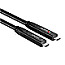 Lindy 43333 USB 3.2 Gen 1 & DP 1.4 Typ-C Hybrid Cable 10m schwarz