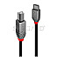 Lindy 36940 Anthra Line USB 2.0 Typ C/USB 2.0 Typ-B 50cm schwarz