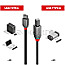 Lindy 36940 Anthra Line USB 2.0 Typ C/USB 2.0 Typ-B 50cm schwarz