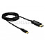 DeLOCK 84905 USB-C 3.1 Stecker auf HDMI Stecker 4K 60Hz Adapterkabel 2m schwarz