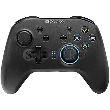Canyon Gamepad GP-W3 4in1 Wireless Switch/Android/PC/PS3 schwarz