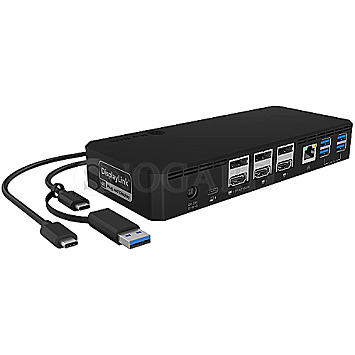 ICY BOX IB-DK2254AC Dockingstation USB-C 3.1 schwarz
