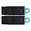 64GB Kingston DTX/64GB-2P DataTraveler Exodia USB-A 3.0 2er Pack schwarz