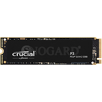 4TB Crucial CT4000P3SSD8 P3 SSD M.2 2280 PCIe 3.0 x4 NVMe 1.3