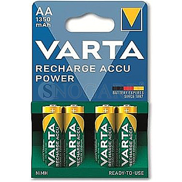 Varta Recharge Accu Power Mignon AA NiMH 1350mAh Ready2Use 4er Pack