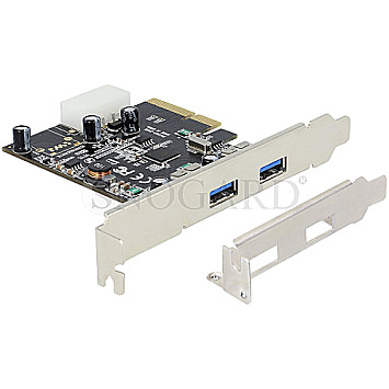 DeLOCK 89398 PCIe 3.0 x 2 Controller 2x USB 3.1 Typ-A Card