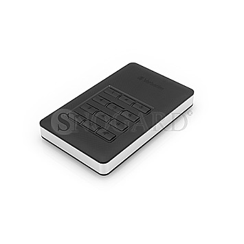 2TB Verbatim 53403 Store 'n' Go Secure Portable HDD USB-C 3.0 schwarz