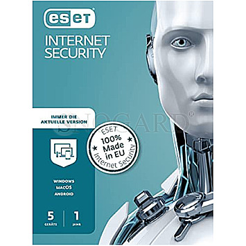 ESET EIS-N1A5-VAKT-M Internet Security 2021 5 User (Code in a Box)