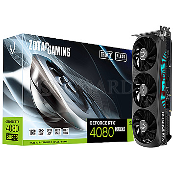 16GB Zotac ZT-D40820D-10P Gaming GeForce RTX 4080 SUPER Trinity Black Edition