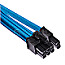 Corsair CP-8920253 PSU Cable Type 4 PCIe Cables Dual Connector Gen4 blau
