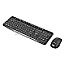 Ultron UMC-300 Wireless Desktop Kabellose Tastatur + Maus Office Set schwarz