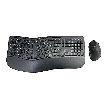 Conceptronic ORAZIO02PT Orazio Ergo WL Keyboard + Mouse Kit PT QWERTY