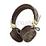 Guess GUBH704GEMW PU Leather 4G Metal Logo BT5.3 Stereo Headphones brown