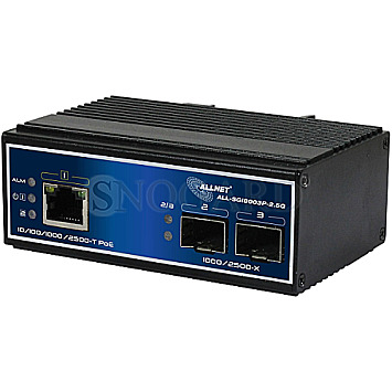 Allnet SGI Industrial Railmount 2.5G Switch 1xRJ45 2xSFP 90W PoE++