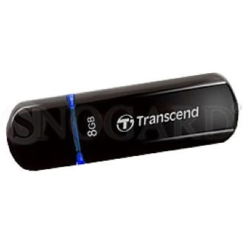 8GB Transcend TS8GJF600 JetFlash 600 V-Series USB 2.0 Stick schwarz