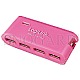 4 Port LogiLink UA0087 4P Hub pink