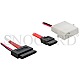 DeLOCK 84390 SATA Slimline All-in-One 7+6pin auf FDD 2pin/SATA 7pin