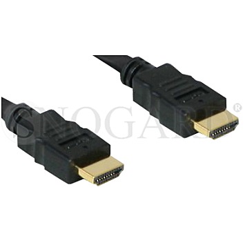 Good Connections 4510-F01 HDMI Flachkabel 19pol. Stecker/Stecker 1m schwarz