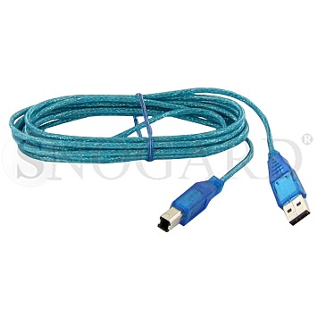 Thomson IN10108 USB 2.0 Kabel 2.7m transparent-blau