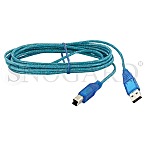 Thomson IN10108 USB 2.0 Kabel 2.7m transparent-blau